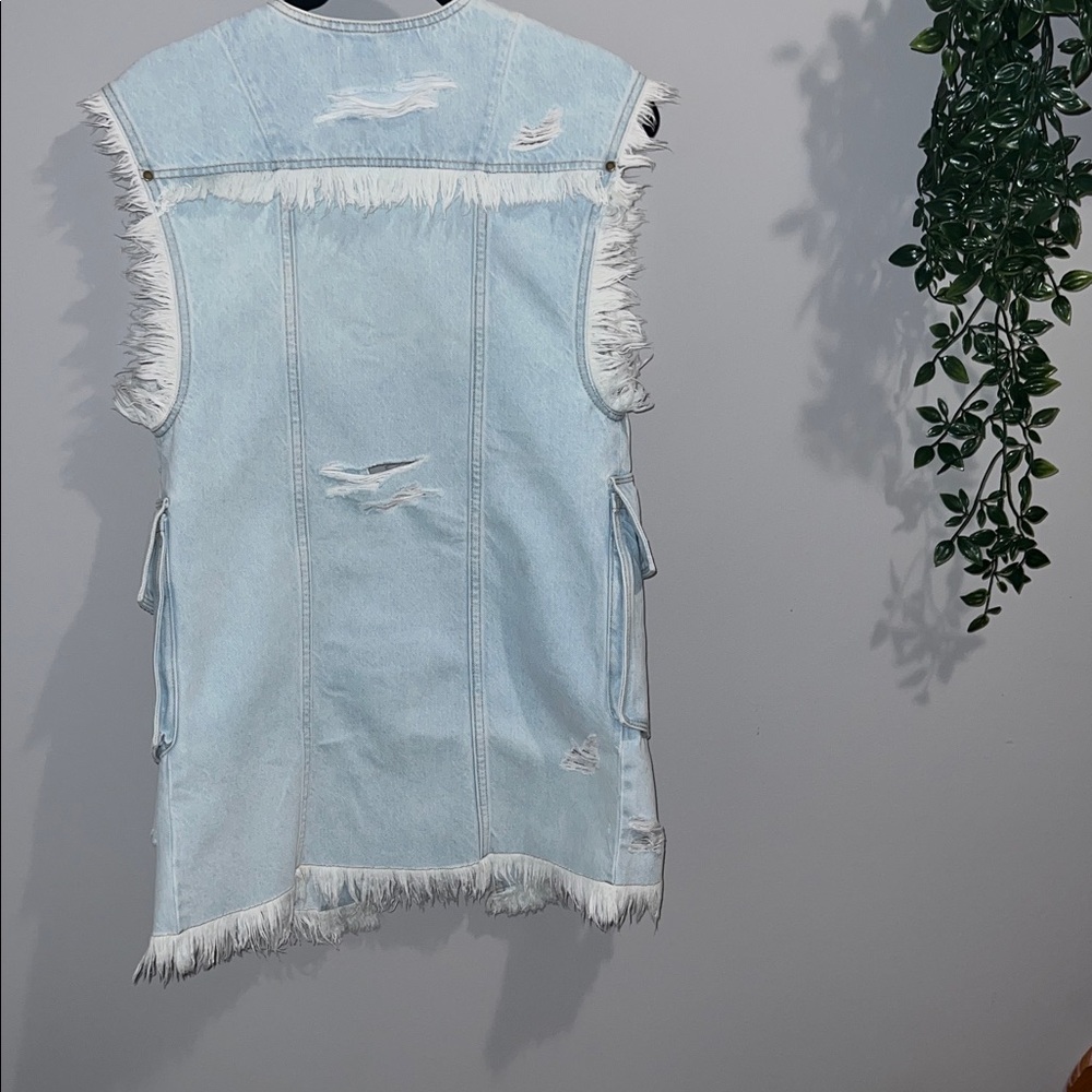 NWTS SPELL DAYDREAMER DENIM VEST - Picture 10 of 17